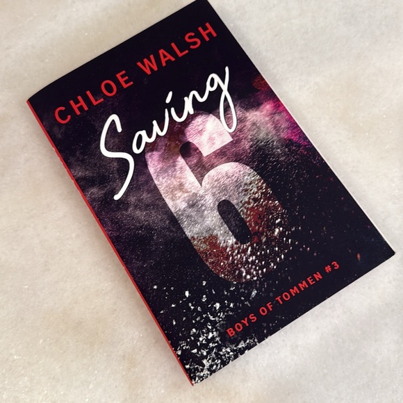 Saving 6 Book by Chloe Walsh with Ombré Spine - Picture 3 of 4